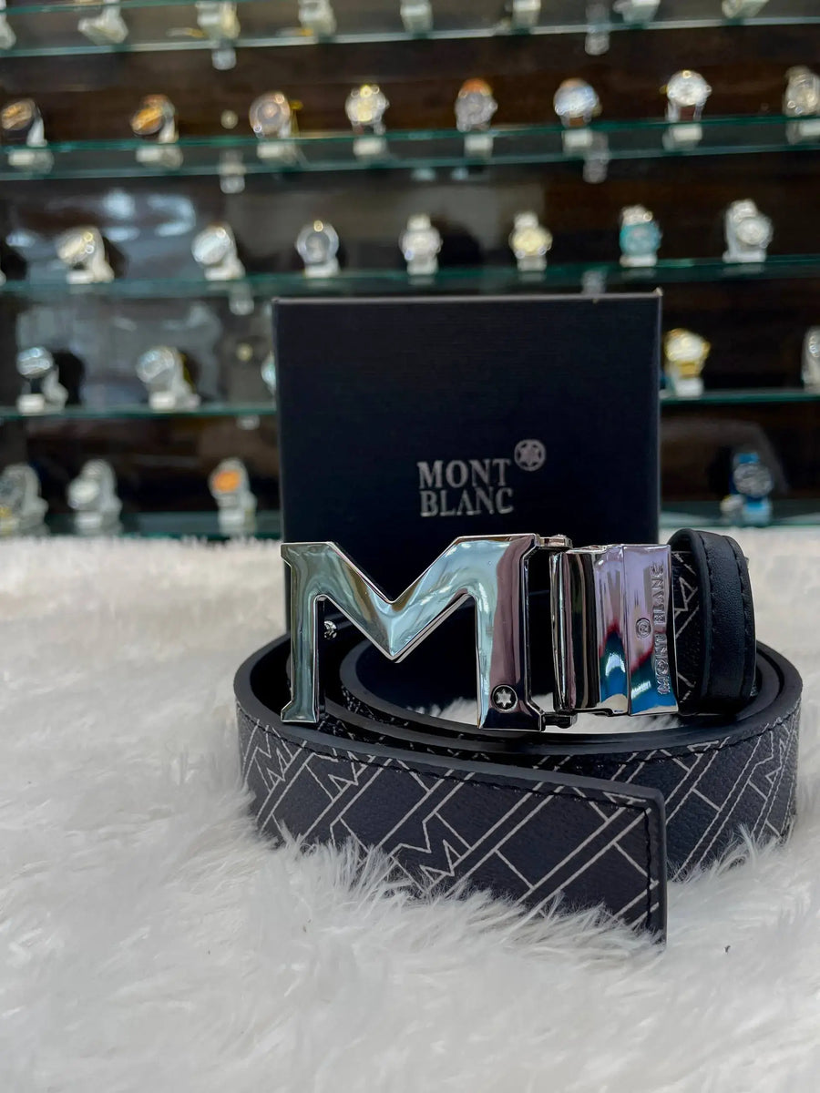 Mont Blanc mens casual wear belt