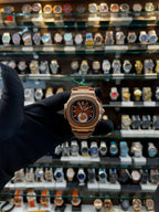 Patek phillipe nautilus chronograph in master piece brown