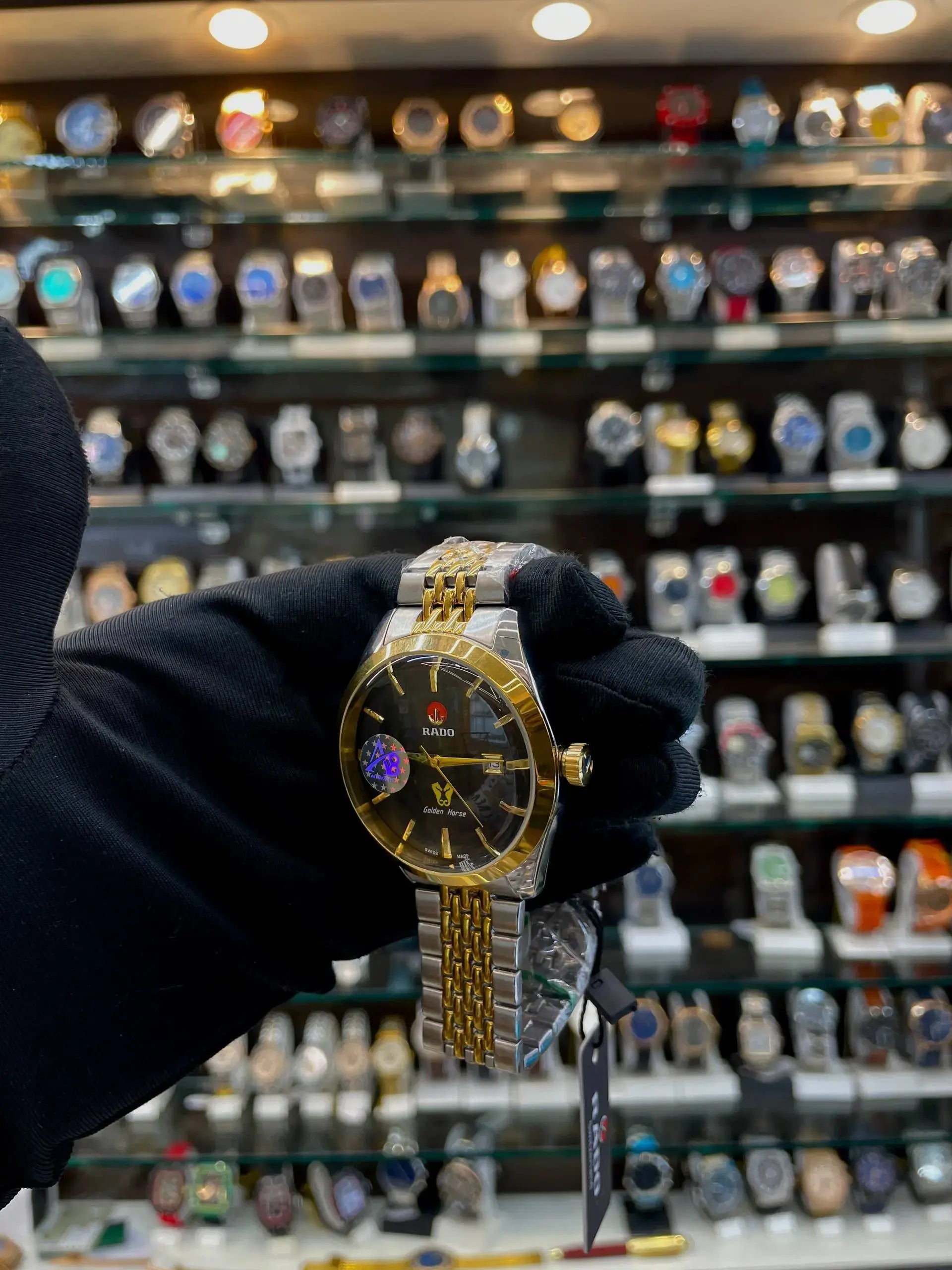 Rado golden horse now in master piece black dial