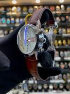 Tag heuer chrono in leather
