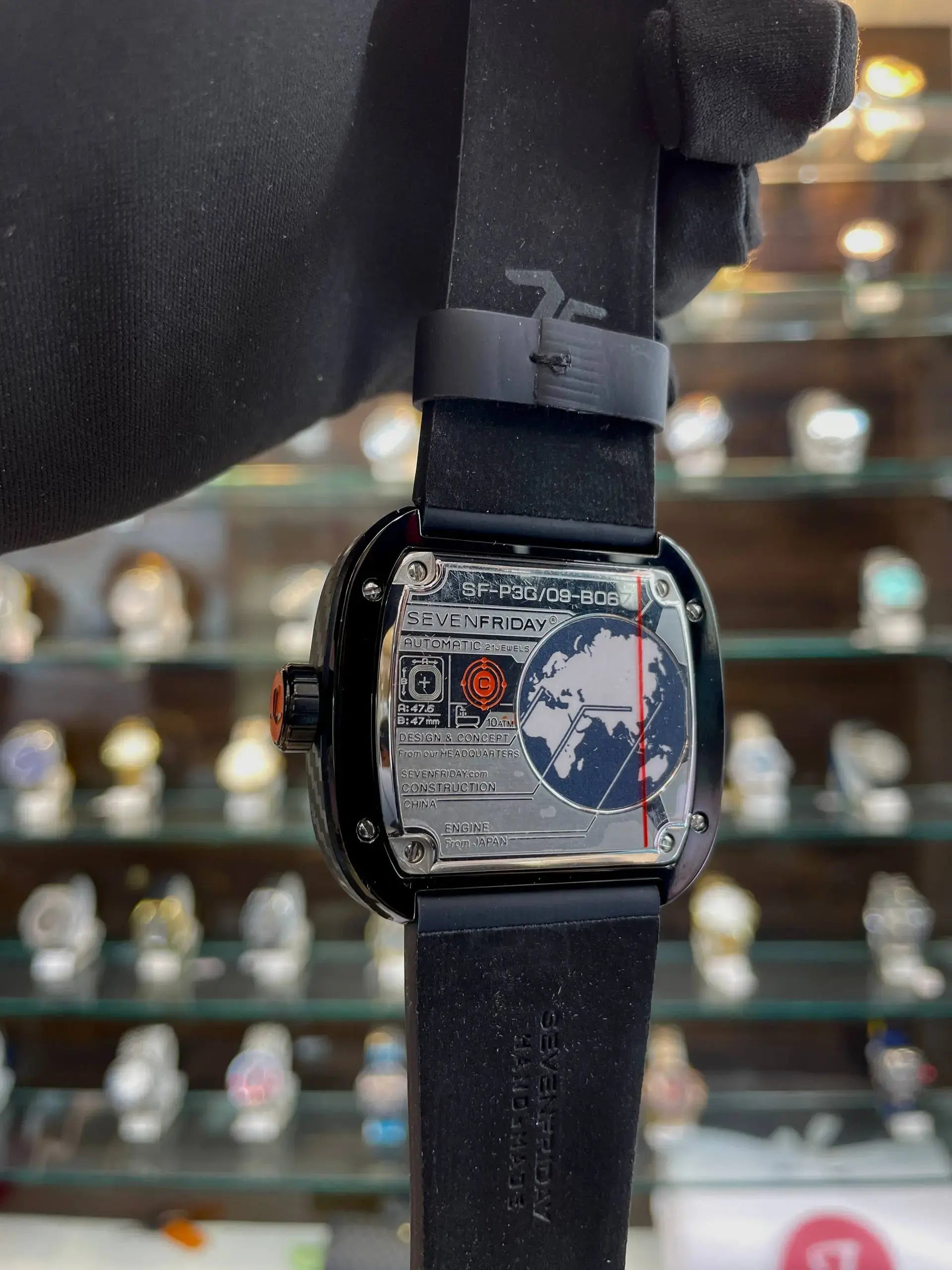 Seven Friday sf-p3c/09 orange carbon nfc in automatic master piece