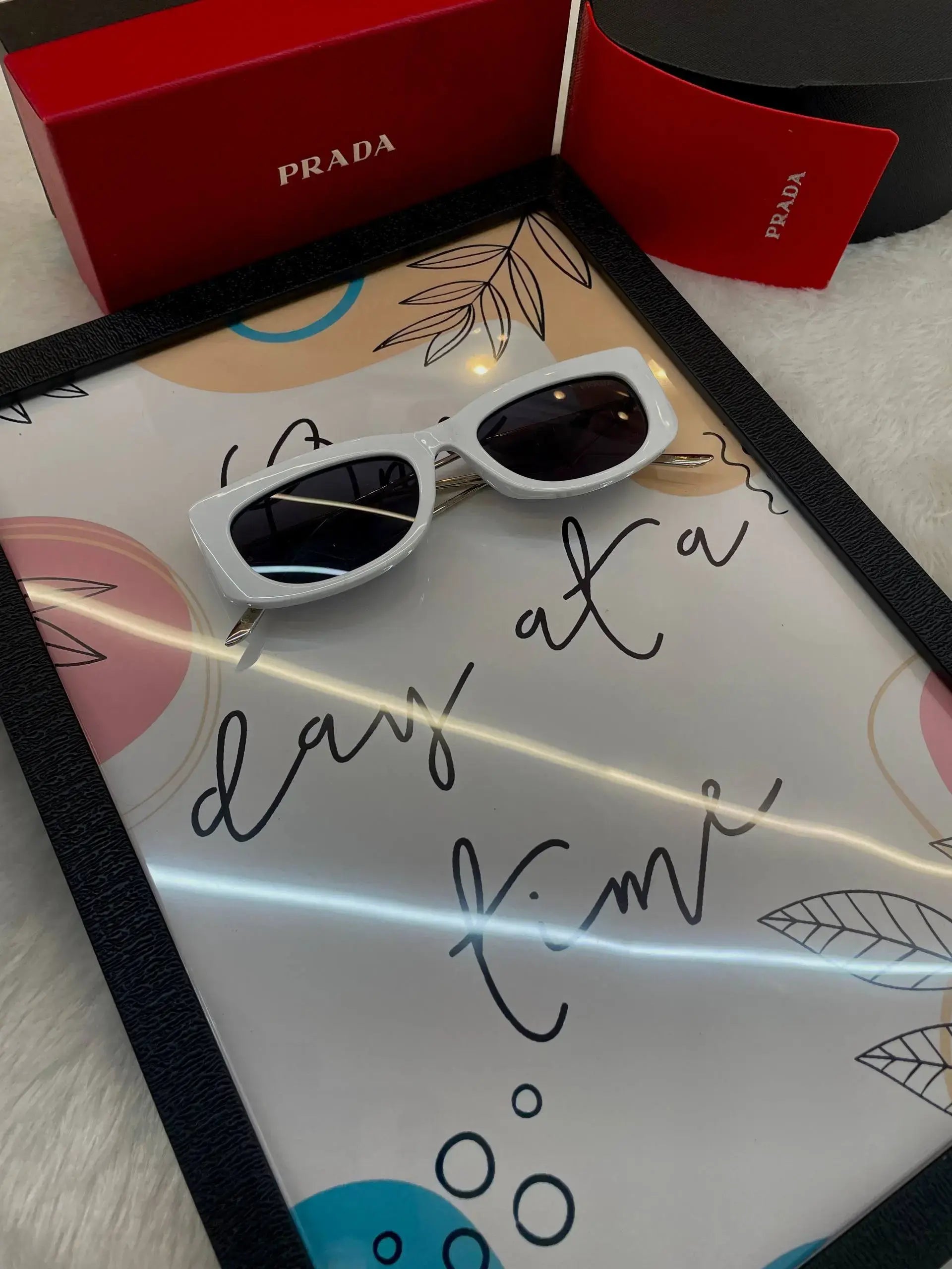 Prada girls rectangular glasses under budget