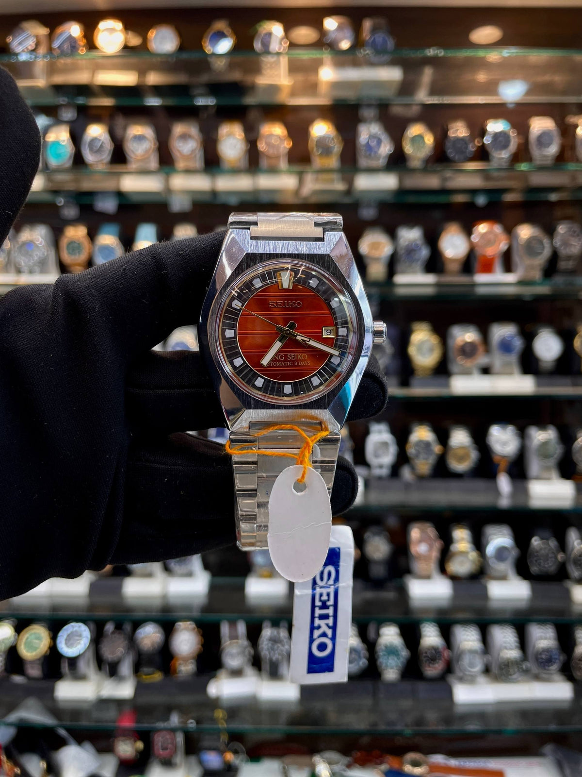 king seiko vanac in automatic front view