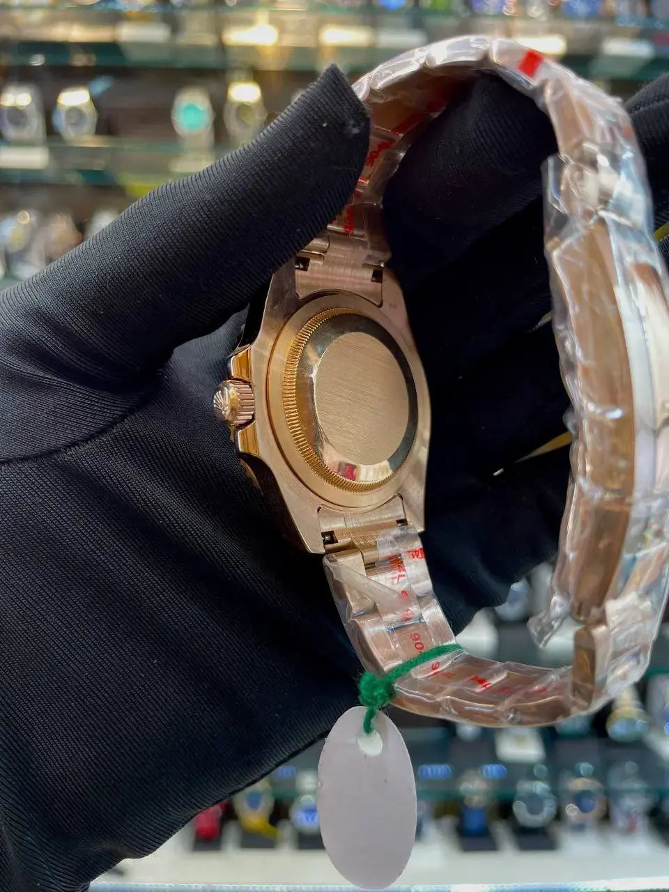 Rolex everose gold tiger iron dial