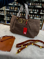 Valentino medium straw summer Tote bag master piece