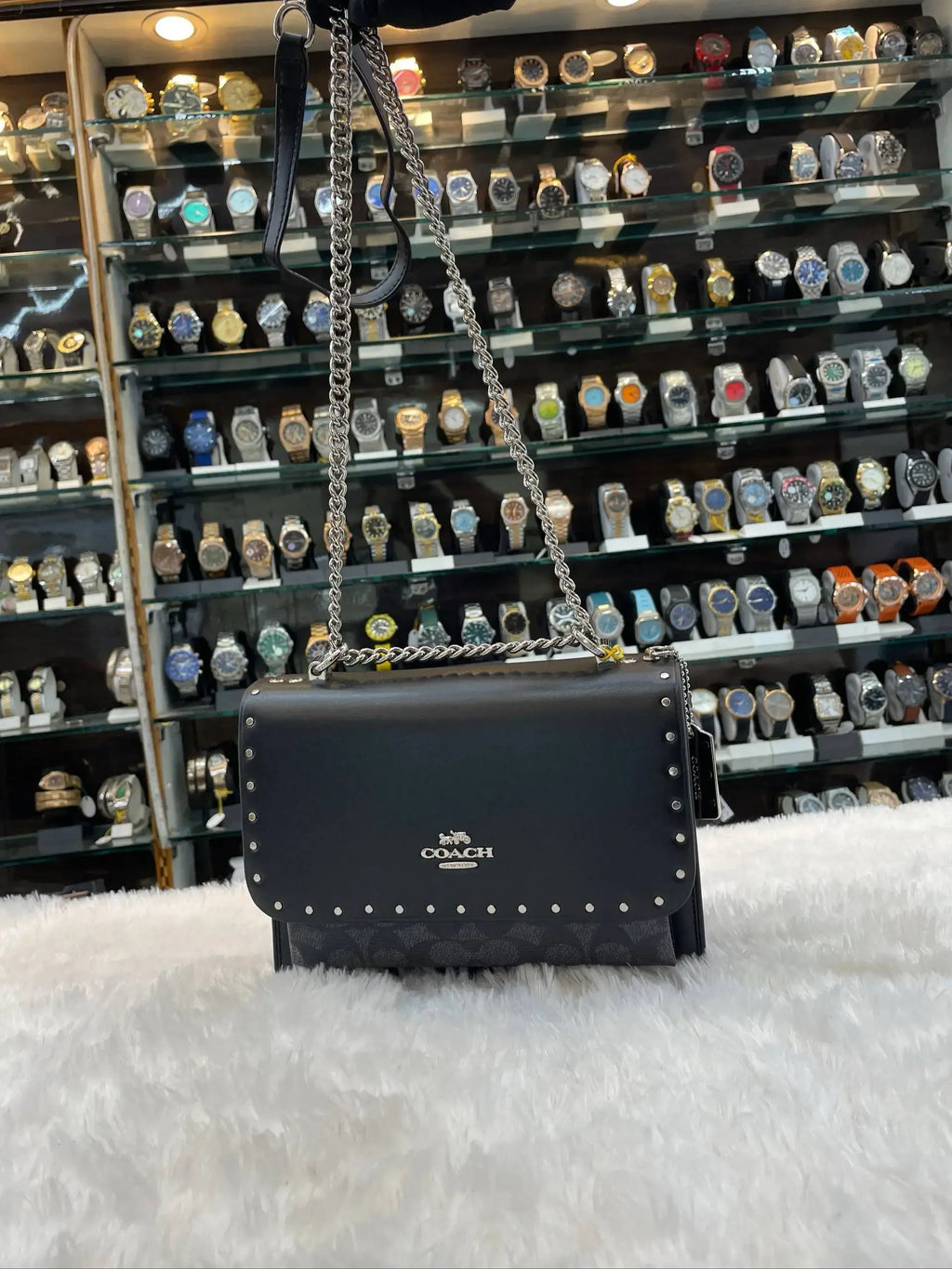 Coach klare crossbody bag walnut black master piece