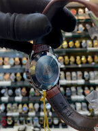 Tag heuer chrono in leather