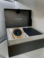 Di Milano ultra thin rose gold toned in master piece for mens
