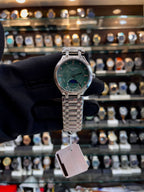 Longines PrimaLuna moonphase 34mm watch for girls front view
