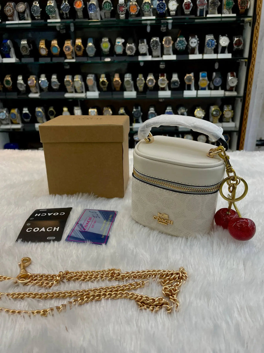 Coach ava crossbody bag in signature canvas