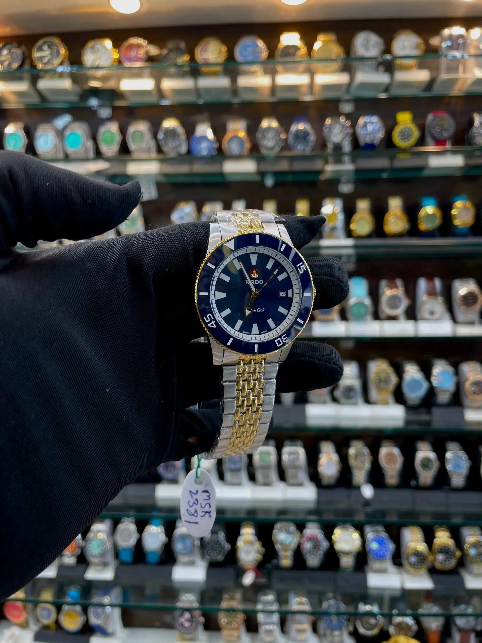 Rado caption cook now in master blue dial