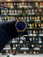 Raymond weil toccata slim watch in master piece blue dial