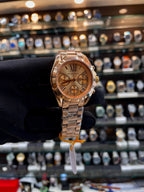 Michael Kors Bradshaw MK5974 rose gold watch close up