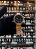 Michael Kors chronograph green dial watch for girls front view