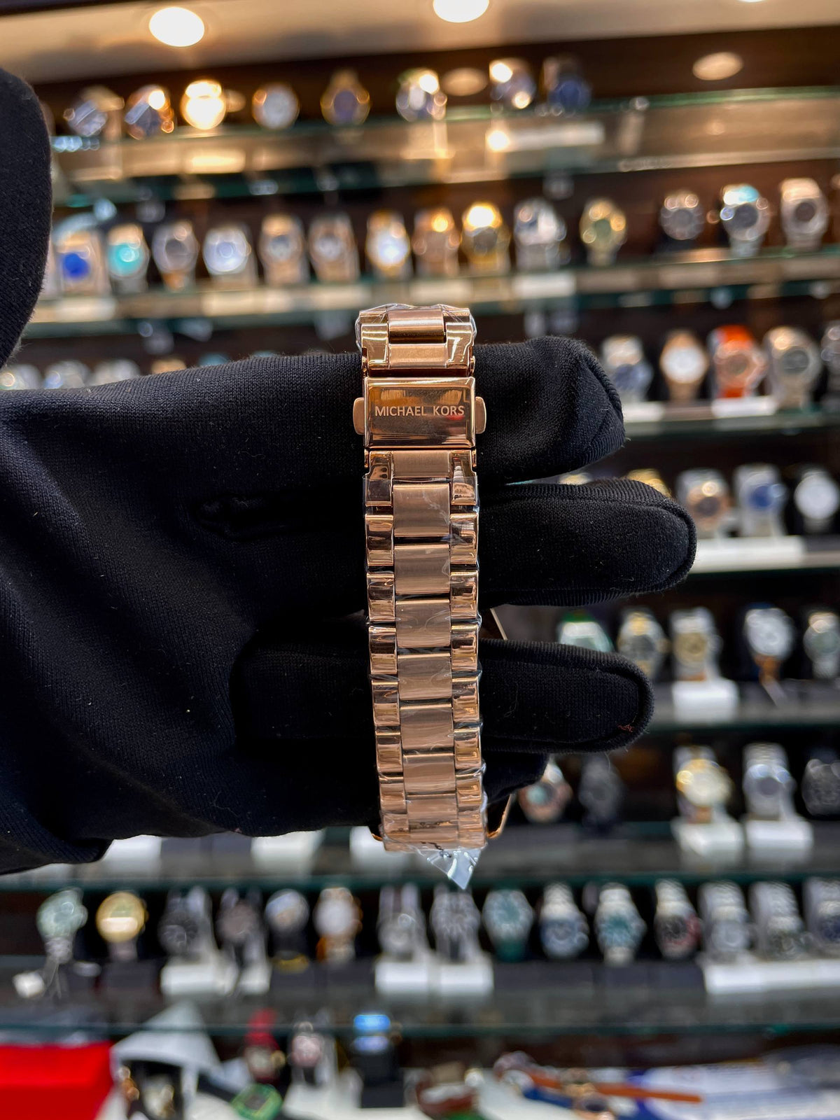 Michael Kors Bradshaw rose gold dial strap