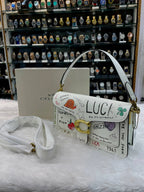 Coach tabby small shoulder bag with sketch print master piece