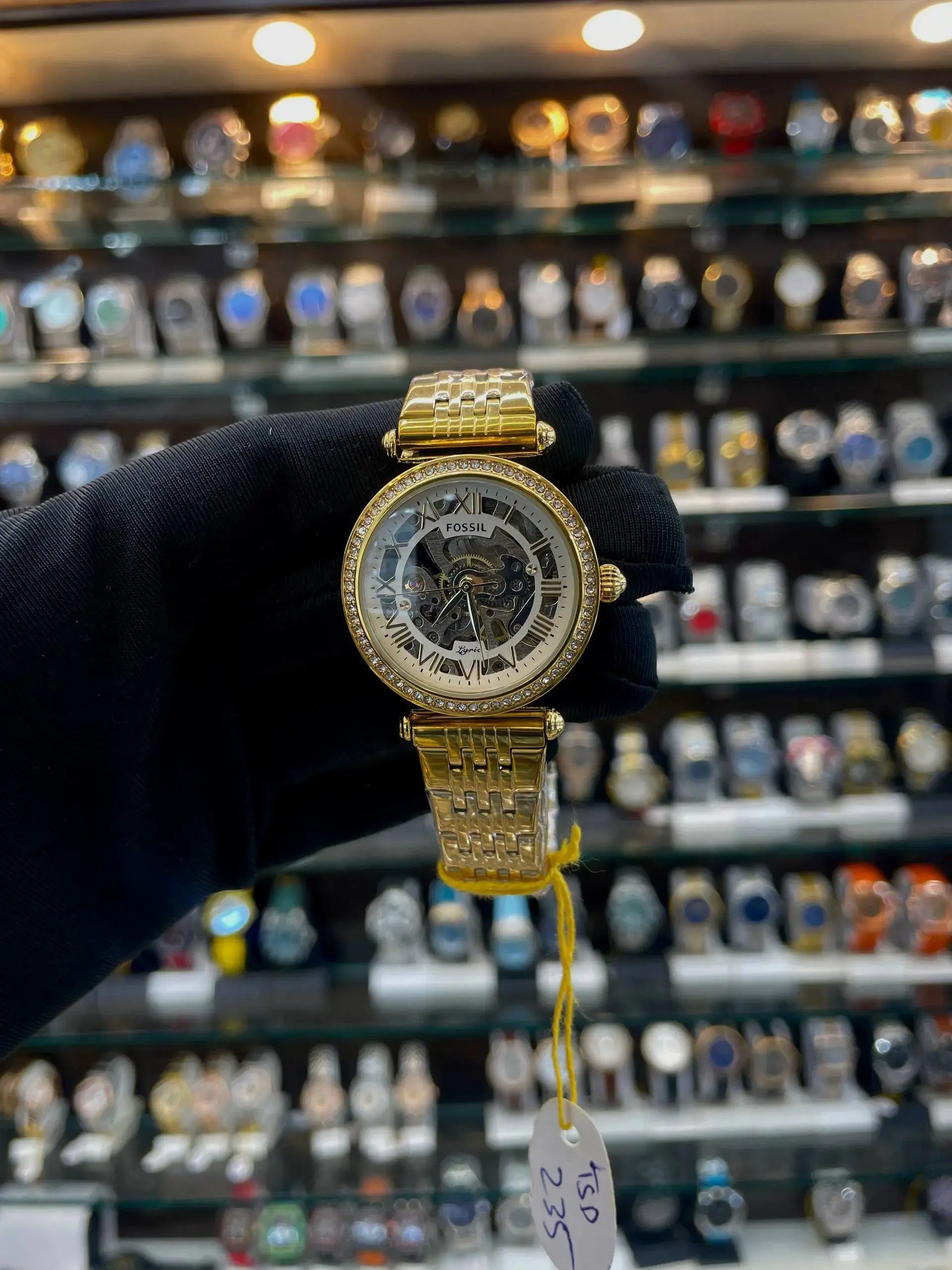 Fossil automatic for girls in gold | Fashion Bay Watches