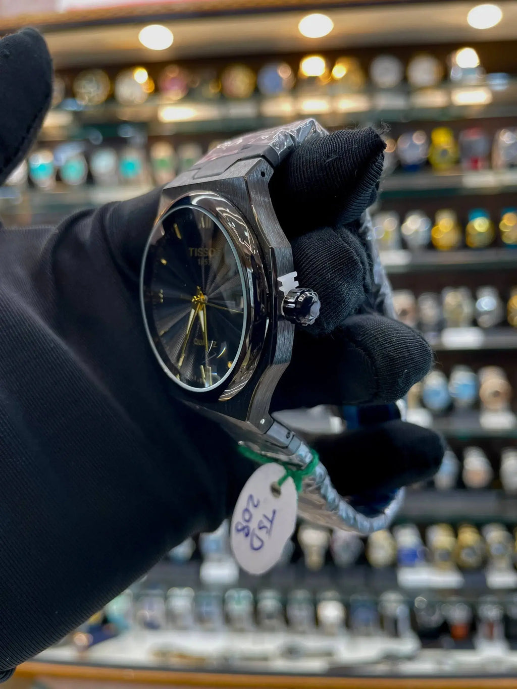 Tissot for mens new body full black dial