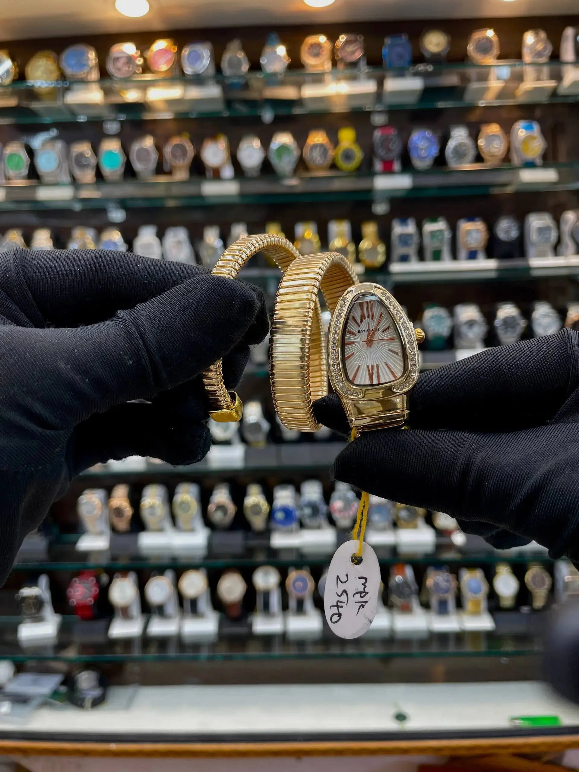 Bvlgari snake bracelet watch for girls under budget