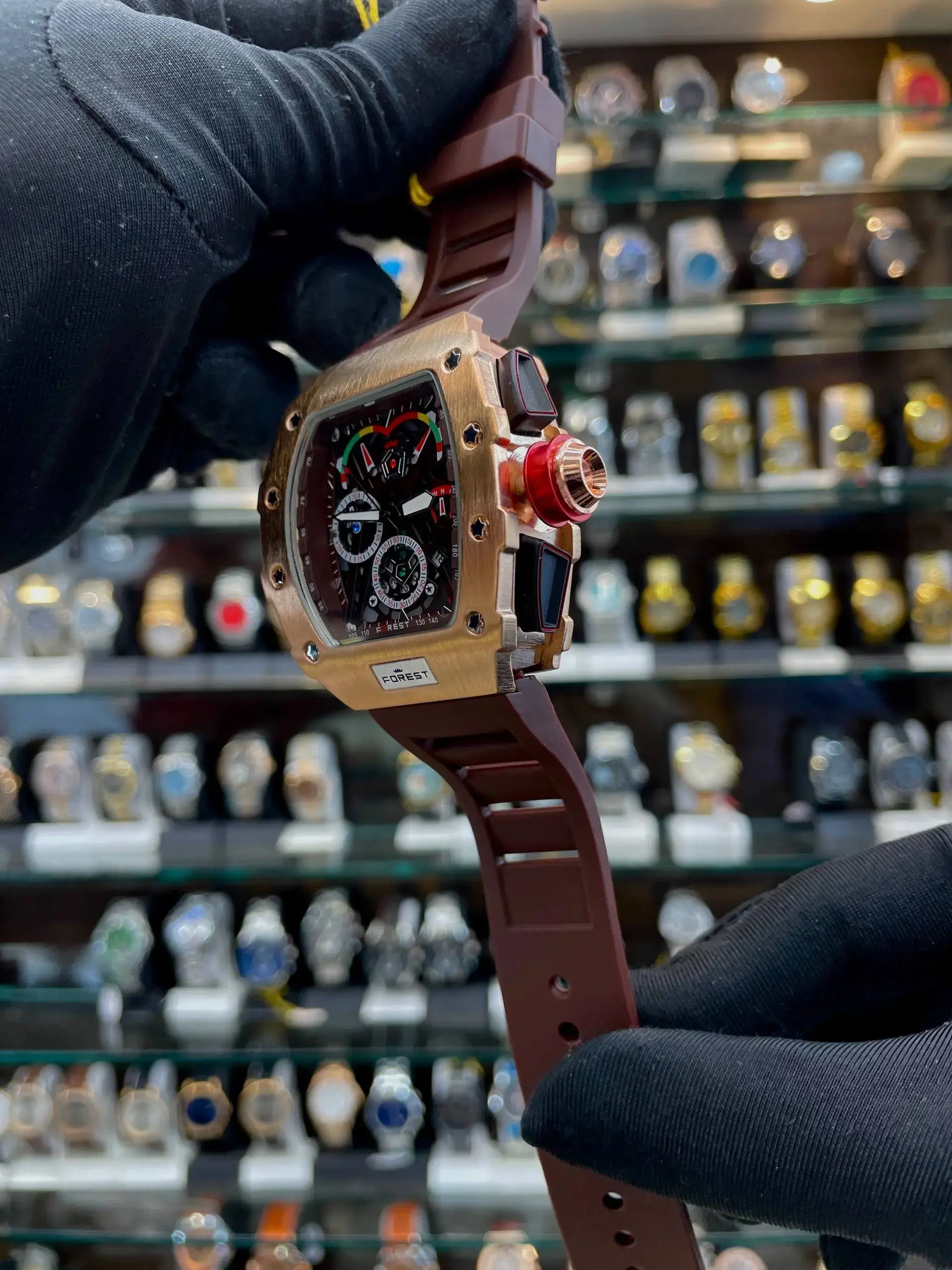 Forest looks like richard mille screw on body