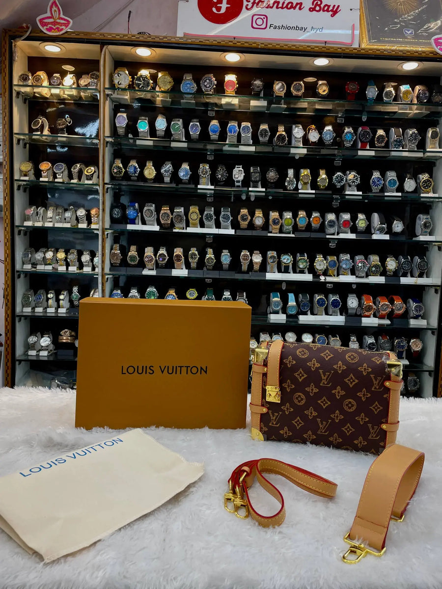 Louis vuitton (lv) side trunk mm monogram now in master piece