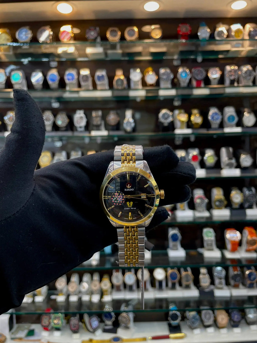 Rado golden horse now in master piece black dial