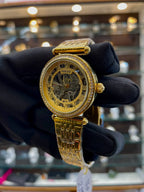 Fossil automatic for girls in full gold