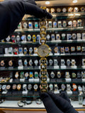 Fossil girls watch under budget in gold white diamond dial