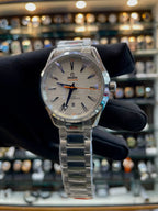 Omega seamaster aqua terra co-axinal master chronometer in master piece white