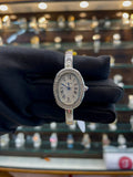 Cartier baignoire vintage watch for girls silver