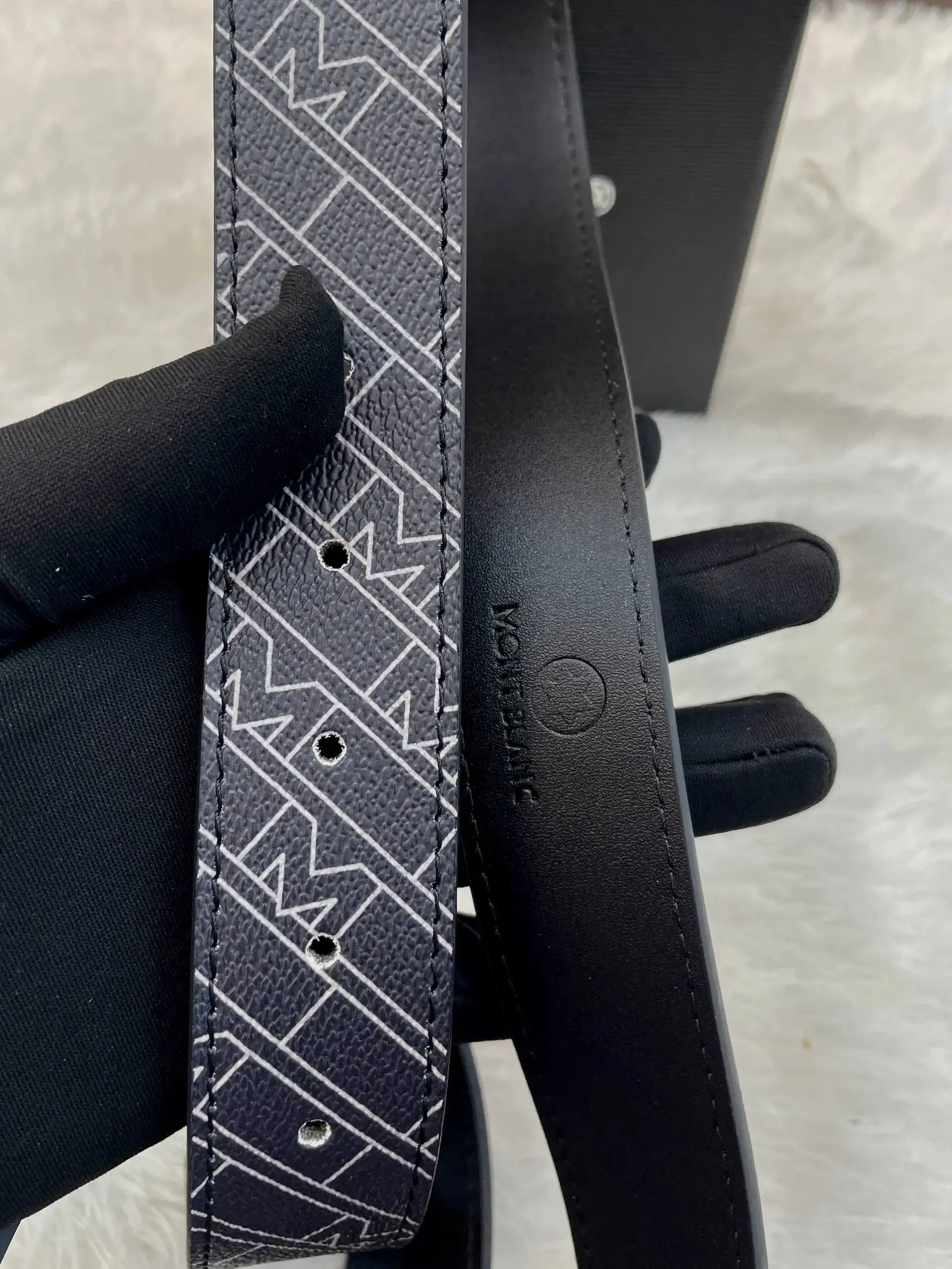 Mont Blanc mens casual wear belt