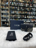 Dior small saddle messenger bag with flap in master piece