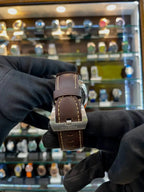 Luminor panerai firenze in master piece brown leather