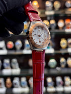 Omega Constellation luxury watch dial close up