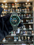 Omega seamaster world time in master piece green