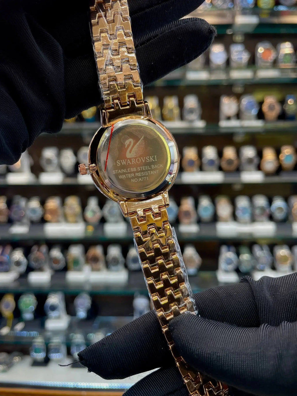 Swarovski crystal Lake watch for girls