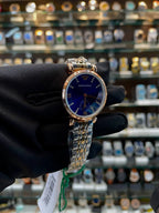 Emporio Armani slim beauty dial in blue dial collection