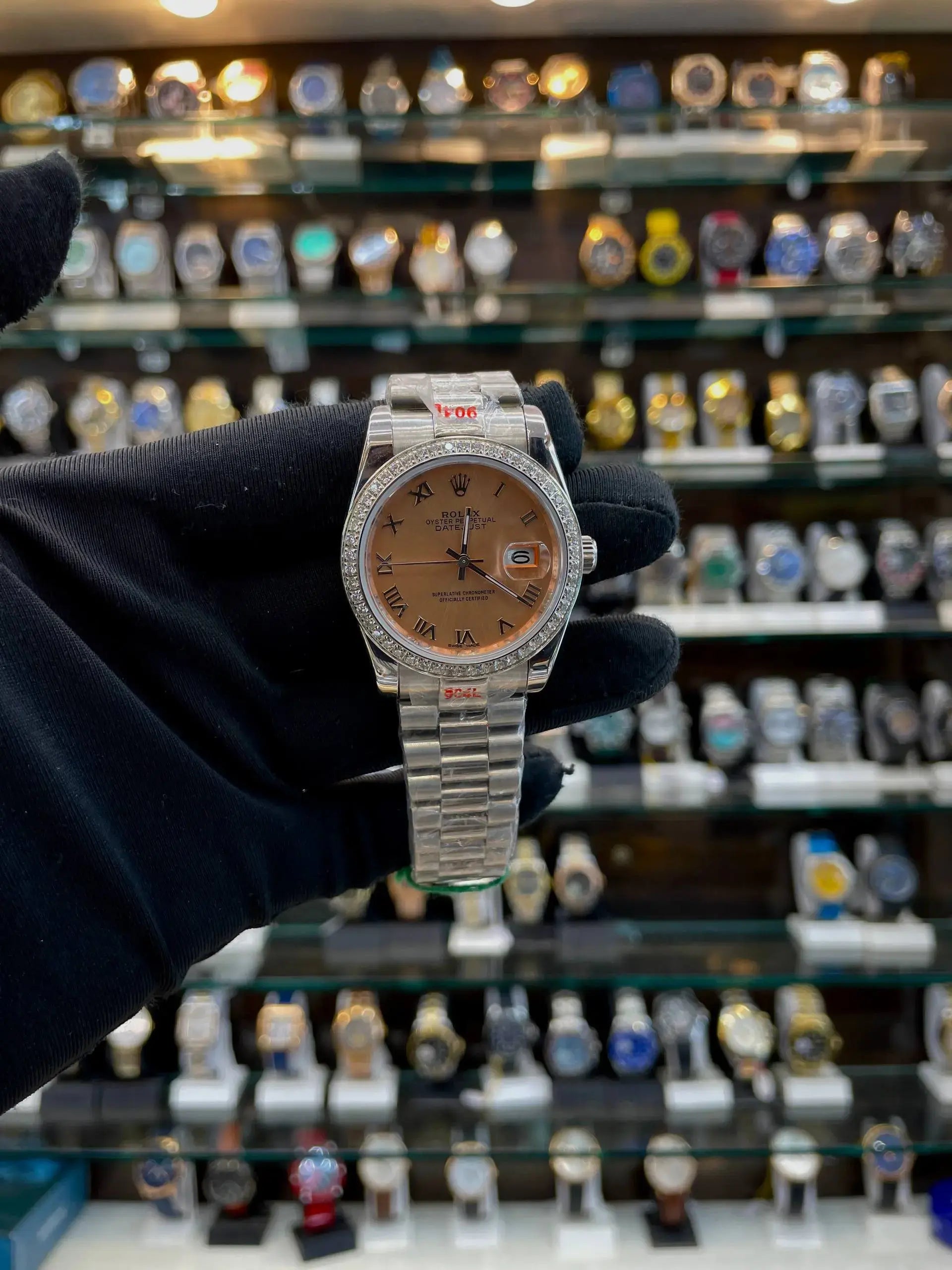 Rolex date just now in master piece of mens 36mm