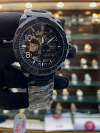 Fossil automatic bold body for mens in full black