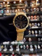 EMPORIO ARMANI 🦅 NOW  FOR MENS NEW DIAL 🤩 UNDER BUDGET BLACK 🖤 DIAL