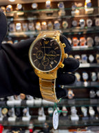 EMPORIO ARMANI 🦅 NOW  FOR MENS NEW DIAL 🤩 UNDER BUDGET BLACK 🖤 DIAL