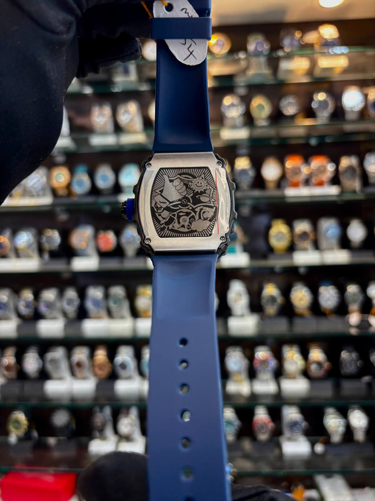 RICHARD MILLE RM IN SMILEY CARTOON DIAL 💝  QUARTZ BLUE