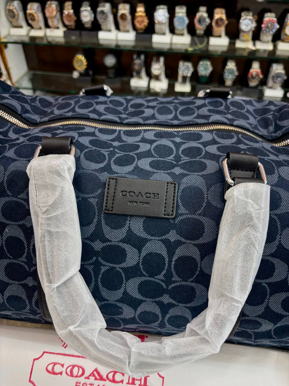 COACH GOTHAM DUFFLE 45 IN SIGNATURE DENIM MASTER PIECE 🔥