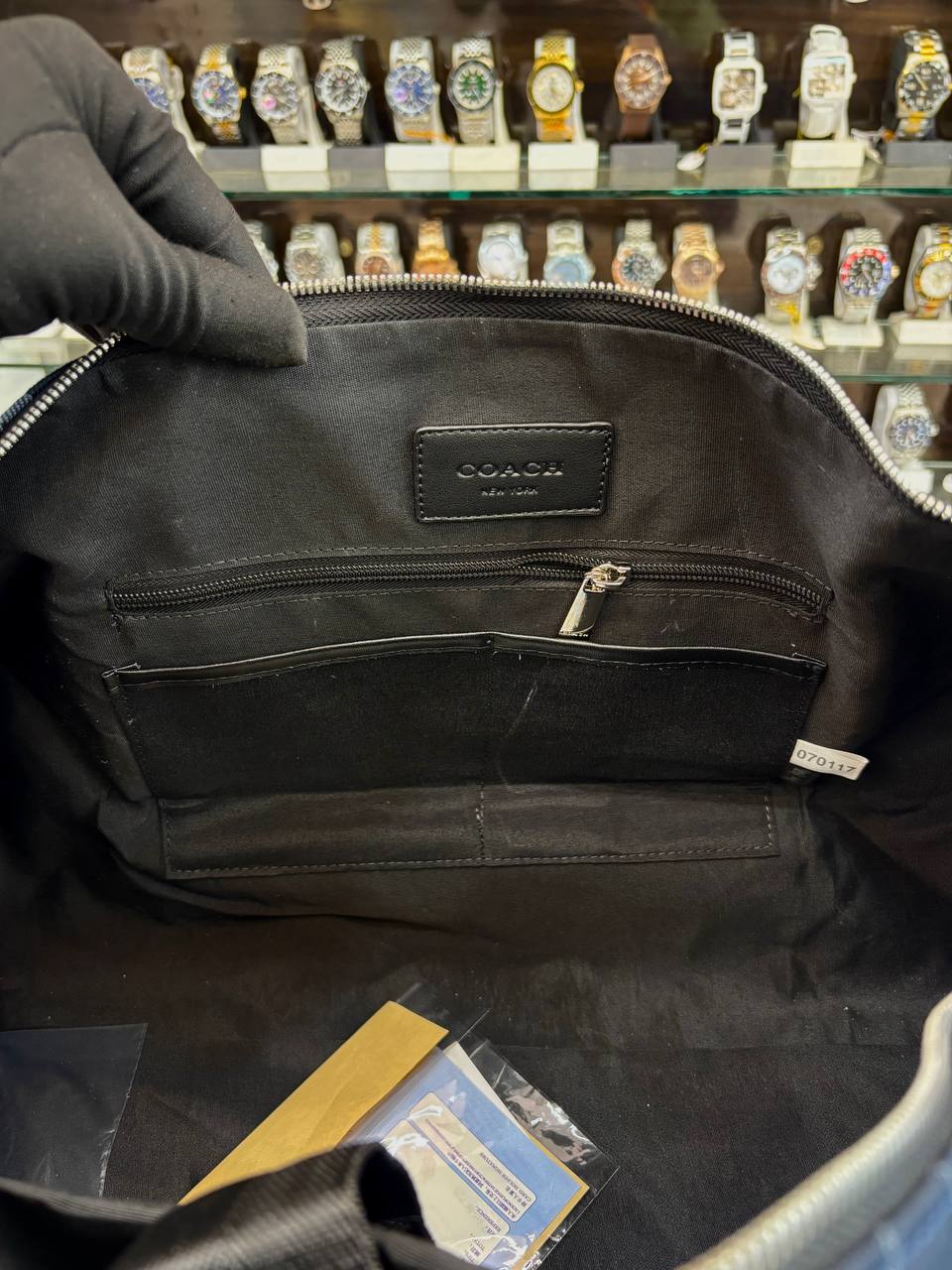 COACH GOTHAM DUFFLE 45 IN SIGNATURE DENIM MASTER PIECE 🔥