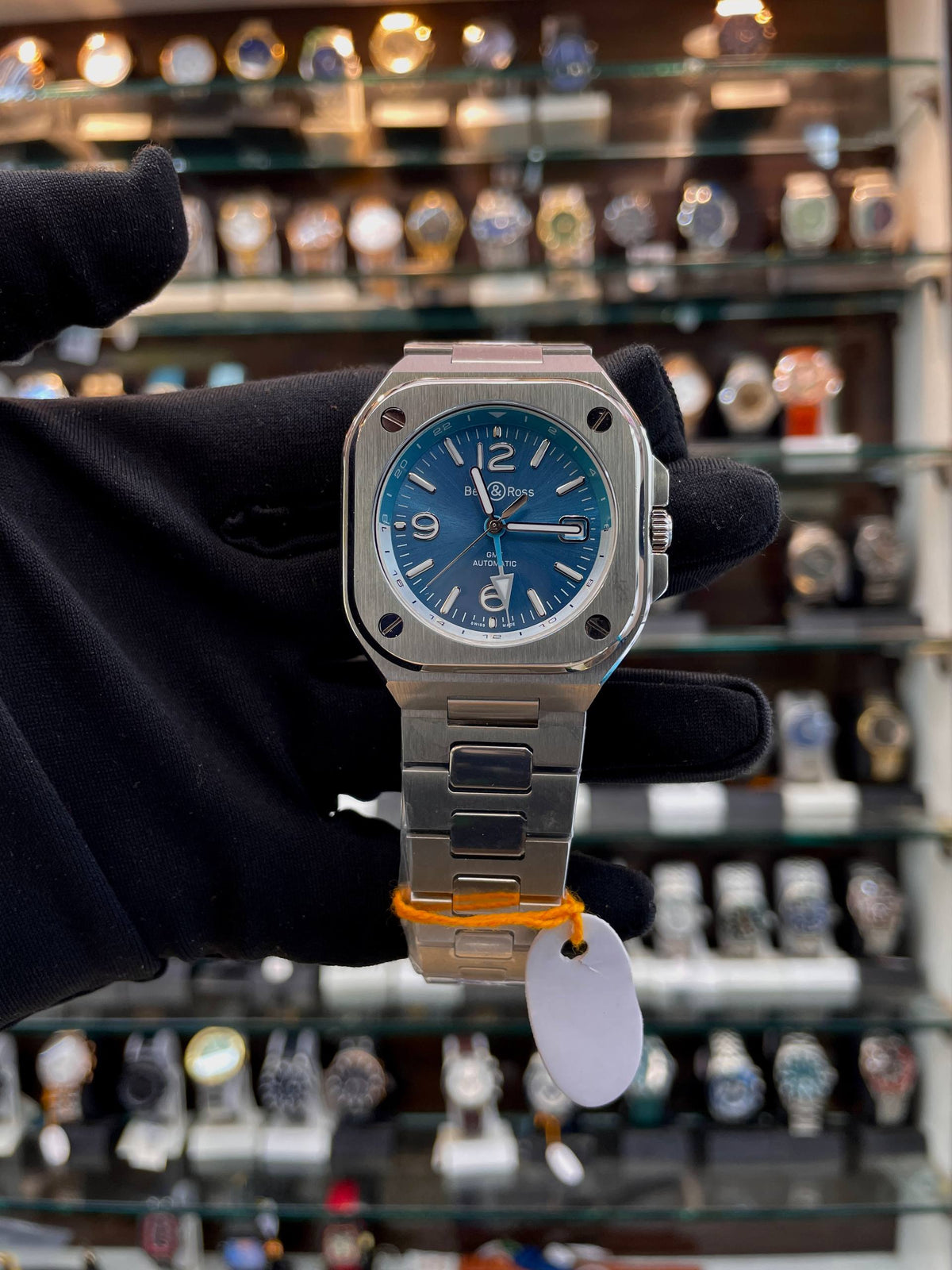 BELL & ROSS URBAN BR 05 GMT SKY BLUE IN MASTER PIECE 🔥