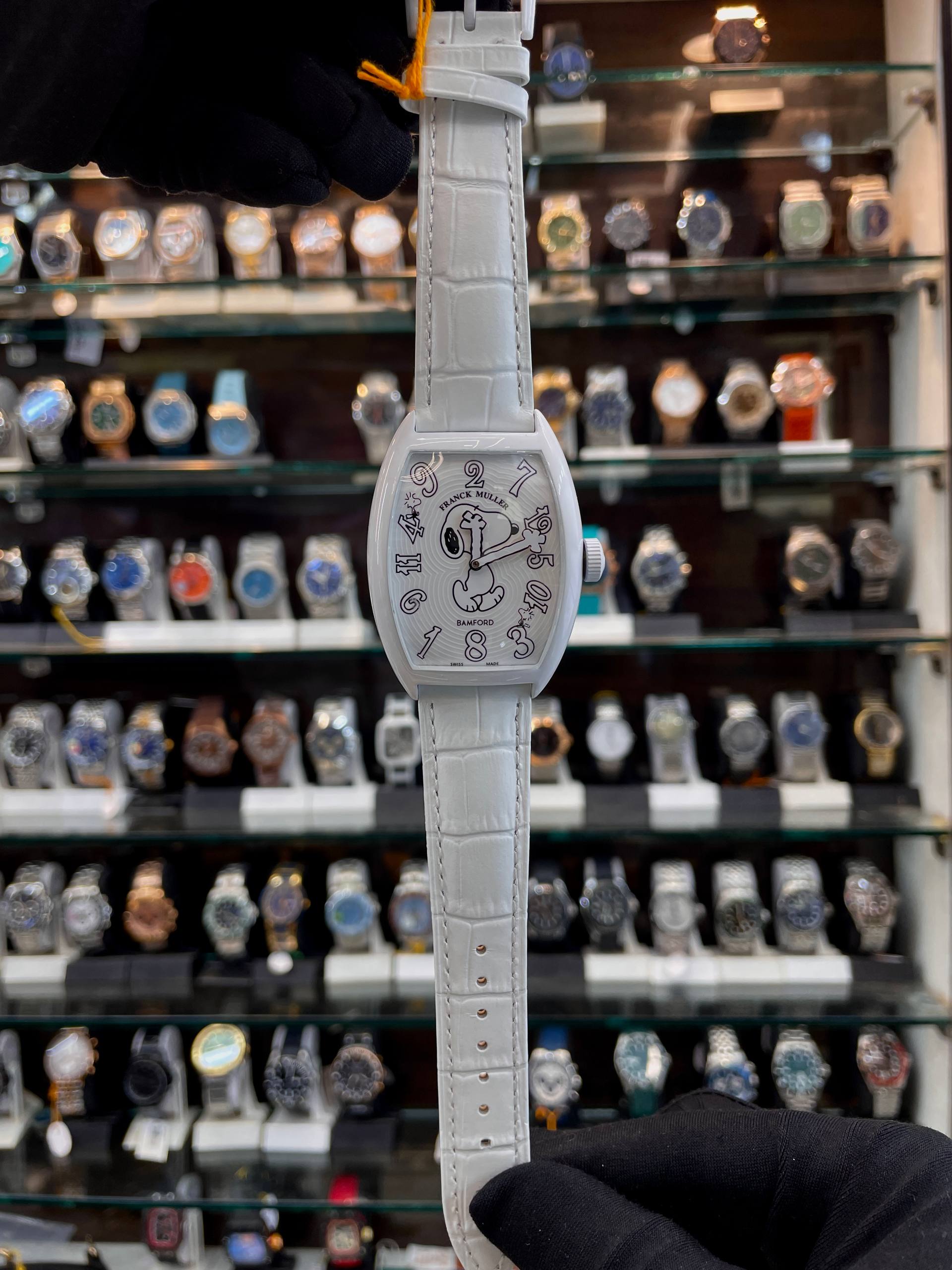 Franck MULLER X BAMFORD WATCH DEPARTMENT CRAZY HOURS "ARCTIC 🐻‍❄️ SNOOPY" MASTER PIECE 🔥