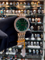 MICHAEL KORS 33MM DARCI MINI MK3583 Watch MASTER PIECE FOR GIRLS 🥰 GREEN 💚 DIAL