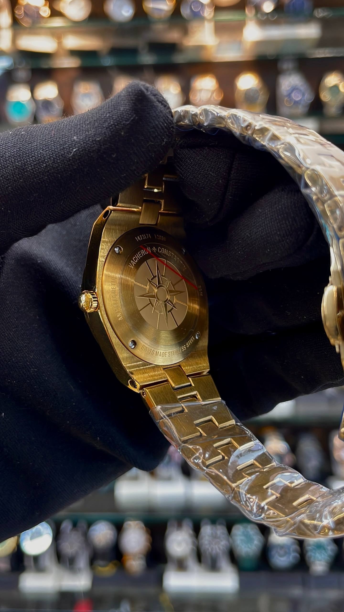 vacheron constantin overseas gold watch back