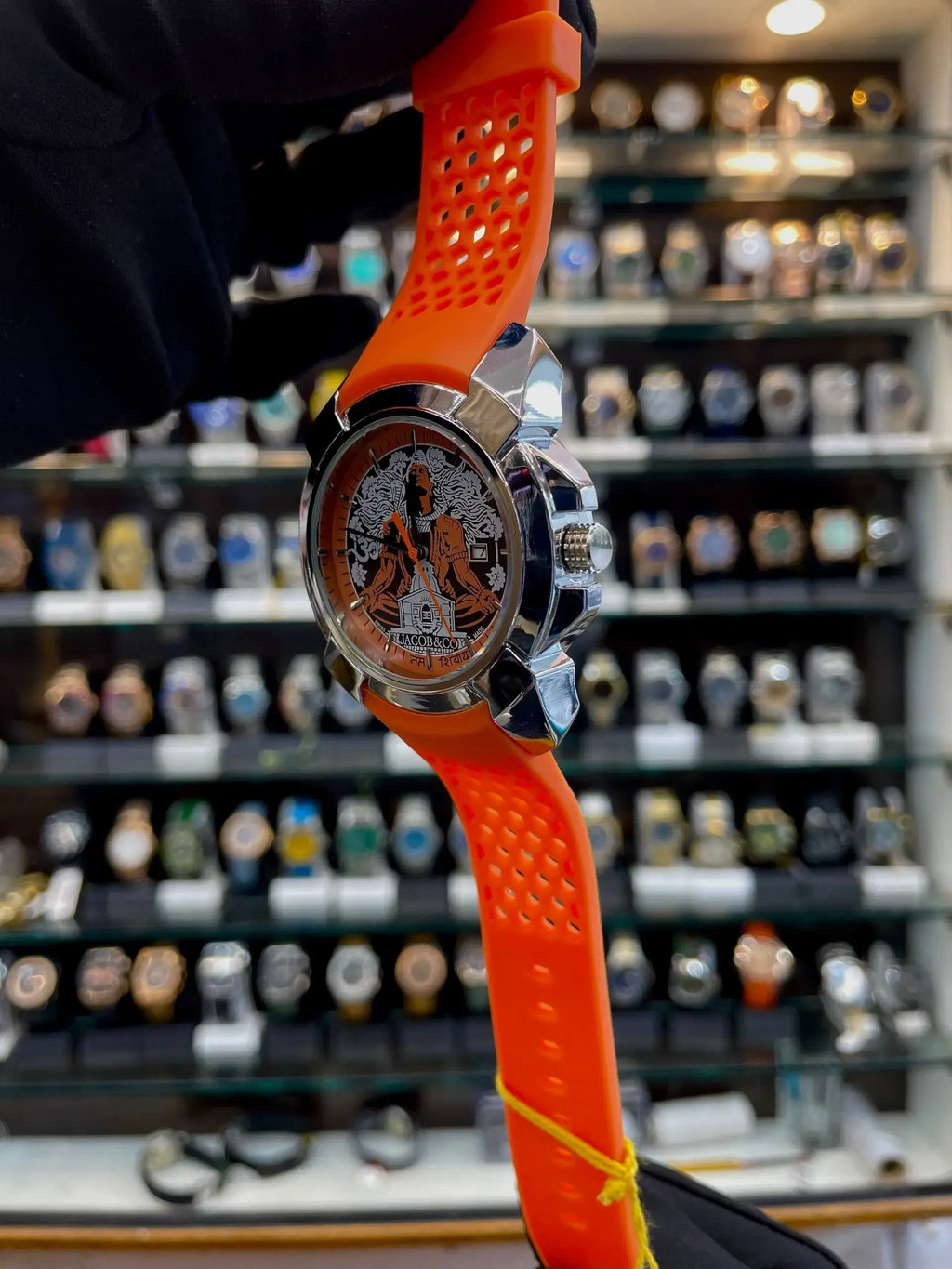Jacob & co epic x rudra edition under budget for mens orange