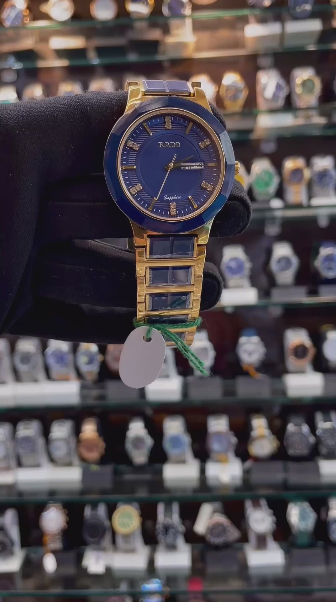 RADO CENTRIC JUBILE WATCH ⌚ CERAMIC FOR MENS IN MASTER PIECE BLUE 💙